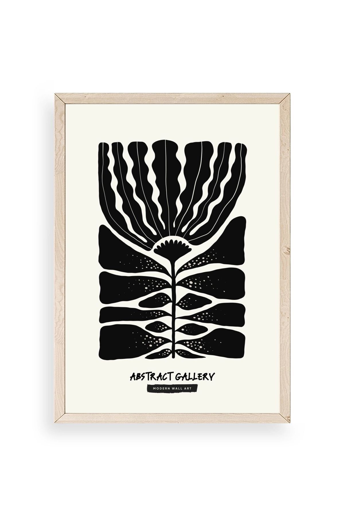 Modern Ahşap Çerçeveli Tablo 30 x 42