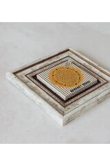 Bereket Duası Çerçeveli Taş Tablo 20 cm