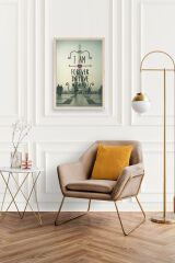 Motto Ahşap Çerçeveli Tablo 50 x 70