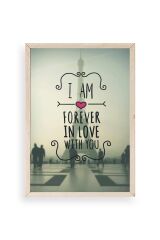 Motto Ahşap Çerçeveli Tablo 50 x 70