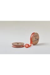 Biye Saten Katlı 028 Turuncu 2 cm 25 Metre %100 Polyester