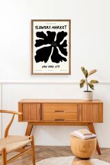 Çiçek Ahşap Çerçeveli Tablo 17 x 23