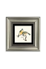 Dalda İki Kuş Çerçeveli Taş Tablo 20 cm