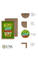 Motto Ahşap Çerçeveli Tablo 23 x 30