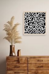 Desen Ahşap Çerçeveli Tablo 23 x 23
