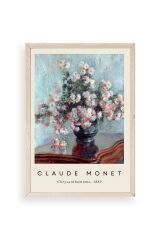 Claude Monet Ahşap Çerçeveli Tablo 50 x 70
