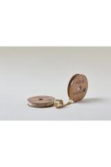 Biye Saten Katlı 035 Kahverengi 2 cm 25 Metre %100 Polyester