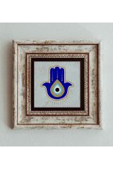 Fatma Ana Eli Çerçeveli Taş Tablo , Çerçeveli Taş Duvar Dekoru 20 cm