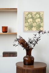 Çiçek Ahşap Çerçeveli Tablo 23 x 23