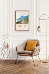 Monet Ahşap Çerçeveli Tablo 30 x 42