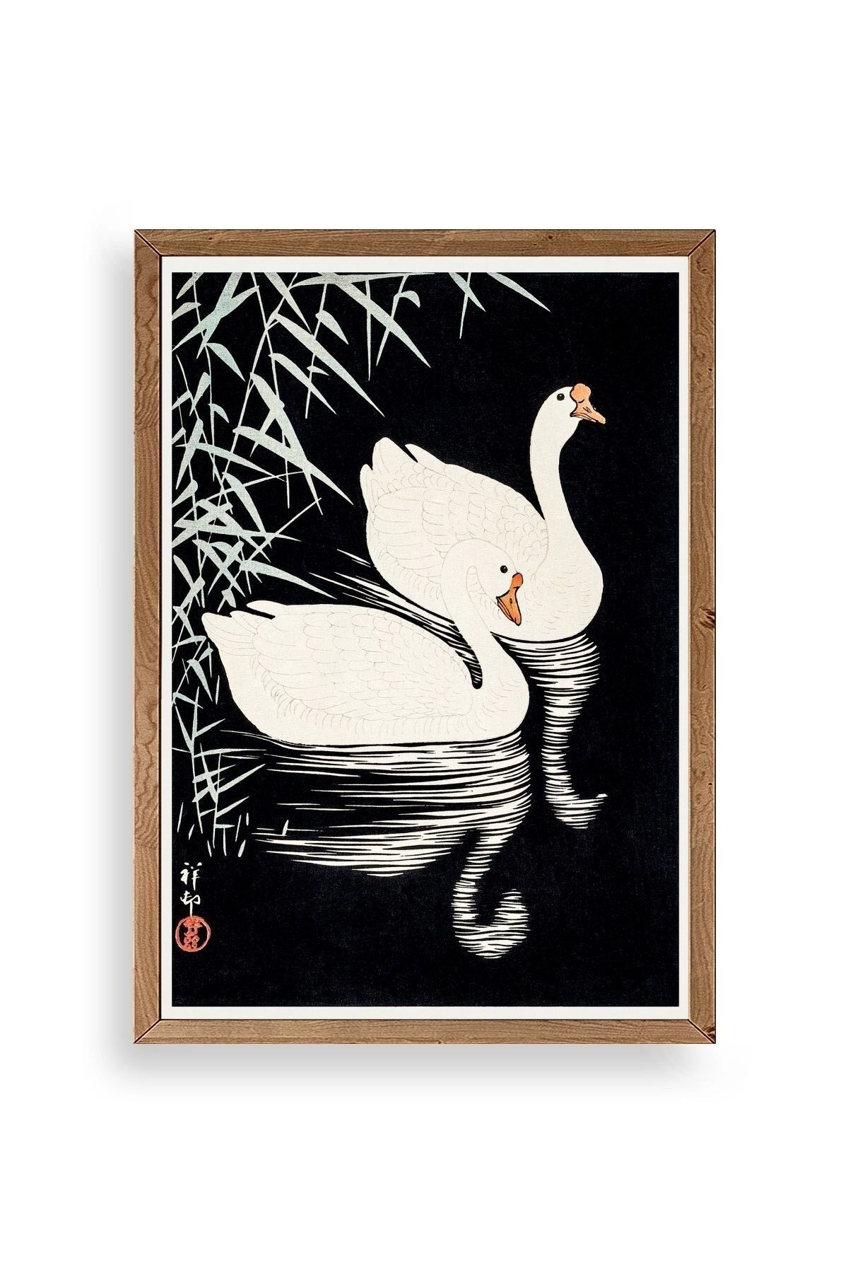 Sepia Herbes Ahşap Çerçeveli Tablo 30 x 42