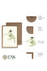 Daldaki Kuş Ahşap Çerçeveli Tablo 50 x 70