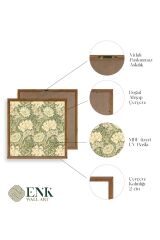 Çiçek Ahşap Çerçeveli Tablo 42 x 42