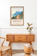 Monet Ahşap Çerçeveli Tablo 30 x 42