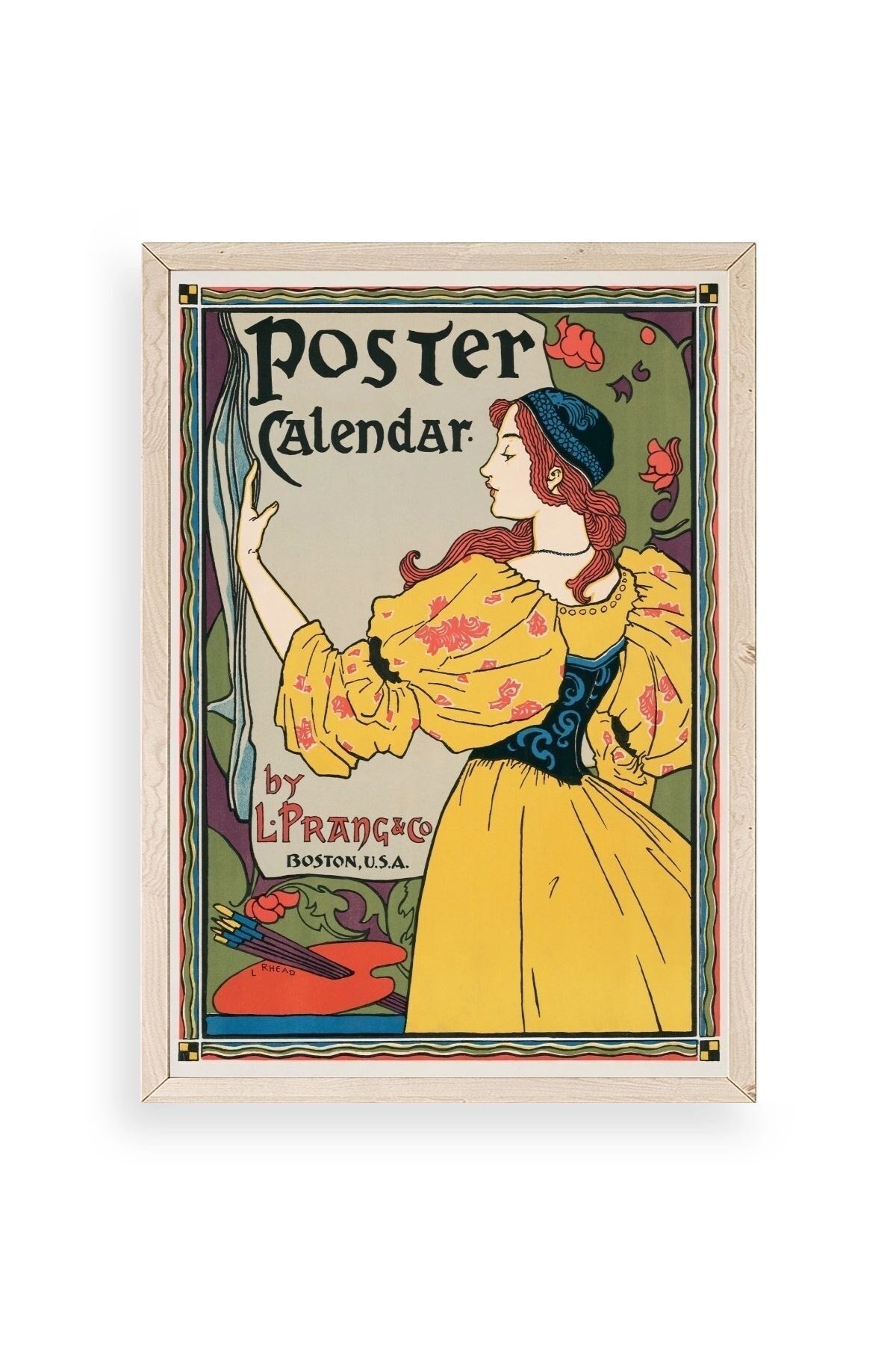 L. Prang Ahşap Çerçeveli Tablo 23 x 30