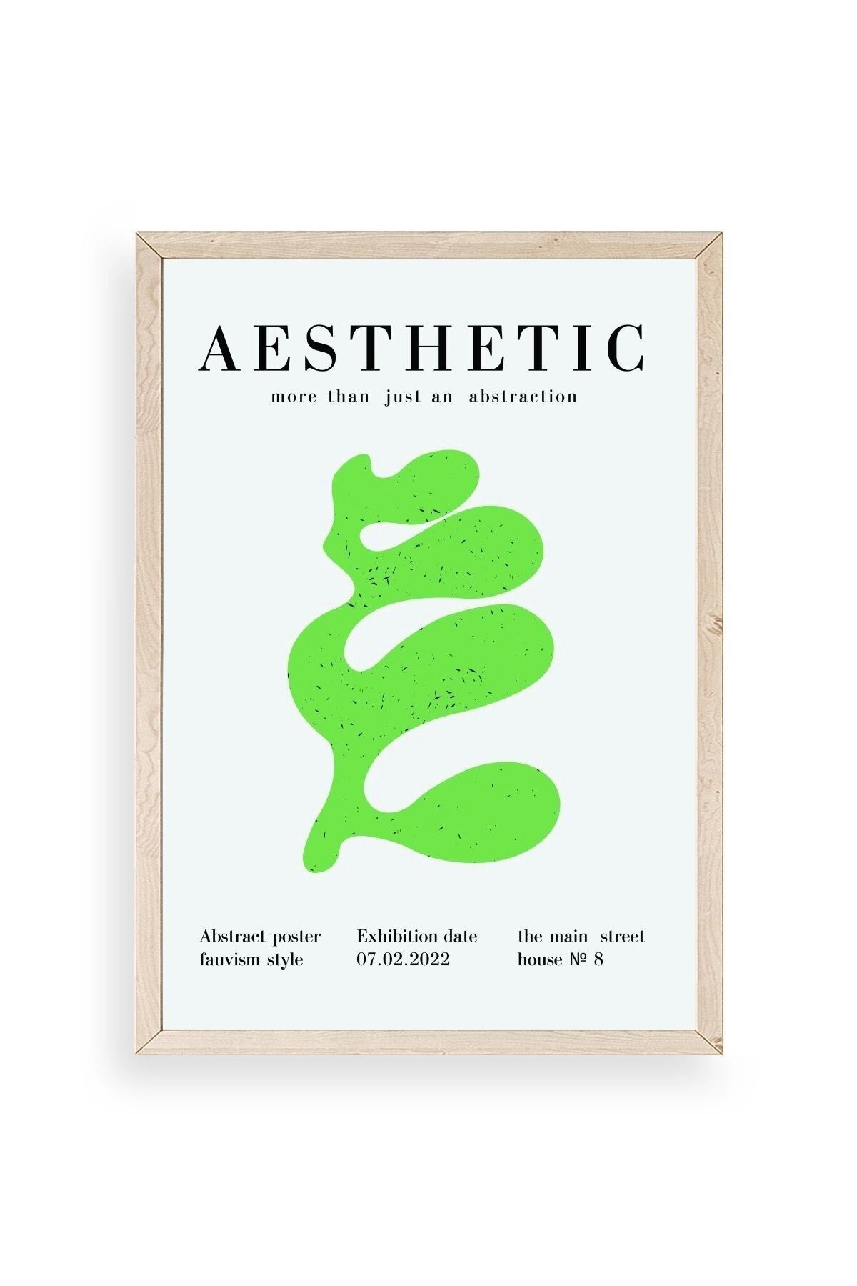 Modern Ahşap Çerçeveli Tablo 23 x 30