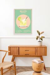 Mojito Ahşap Çerçeveli Tablo 23 x 30