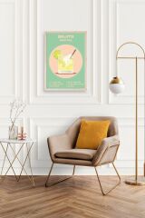 Mojito Ahşap Çerçeveli Tablo 50 x 70