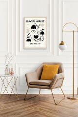 Çiçek Ahşap Çerçeveli Tablo 23 x 30