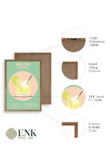 Mojito Ahşap Çerçeveli Tablo 30 x 42