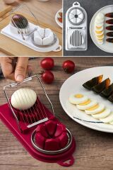 BUFFER® Çok Fonksiyonlu Eşit Yumurta ,Meyve Dilimleyici Kesici Aparat