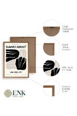 Çiçek Ahşap Çerçeveli Tablo 30 x 42