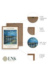 Van Gogh Ahşap Çerçeveli Tablo 50 x 70