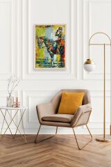 Atatürk Ahşap Çerçeveli Tablo 30 x 42