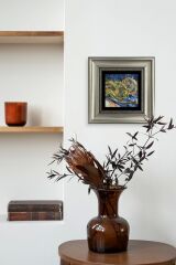 Van Gogh Çerçeveli Taş Tablo 20 cm