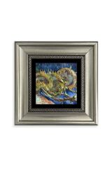 Van Gogh Çerçeveli Taş Tablo 20 cm
