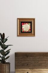 Bereket Duası Çerçeveli Taş Tablo 20 cm