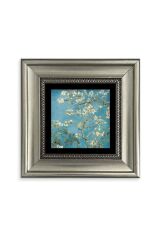 Bahar Çiçekleri Çerçeveli Taş Tablo 20 cm