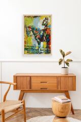 Atatürk Ahşap Çerçeveli Tablo 50 x 70