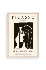 Picasso Ahşap Çerçeveli Tablo 50 x 70