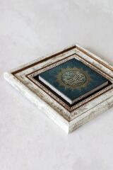 Hat Yazılı Çerçeveli Taş Tablo , Çerçeveli Taş Duvar Dekoru-enkcrcvtbl-00137 20 cm