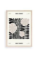 Çiçek Ahşap Çerçeveli Tablo 23 x 30