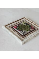 Bereket Duası Çerçeveli Taş Tablo 20 cm