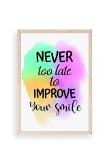 Motto Ahşap Çerçeveli Tablo 50 x 70