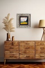 Van Gogh Çerçeveli Taş Tablo 20 cm