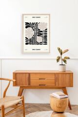 Çiçek Ahşap Çerçeveli Tablo 17 x 23