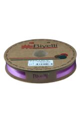 Biye Saten Katlı 068 Gül Kurusu 2 cm 25 Metre %100 Polyester