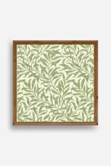 Yapraklar Ahşap Çerçeveli Tablo 50 x 50