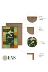 Kahve Ahşap Çerçeveli Tablo 17 x 23