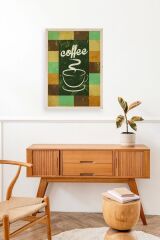 Kahve Ahşap Çerçeveli Tablo 17 x 23