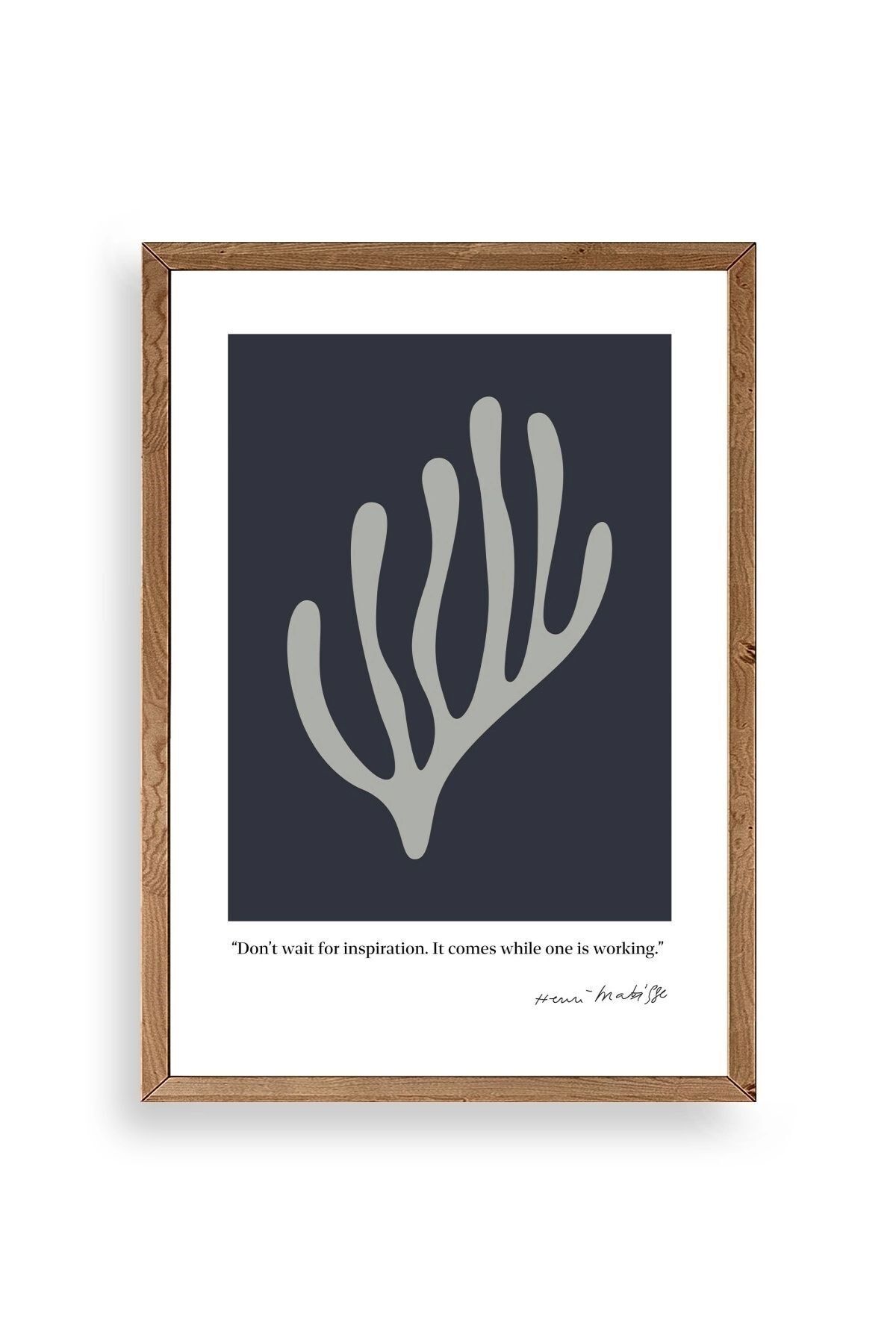 Henri Matisse Ahşap Çerçeveli Tablo 50 x 70