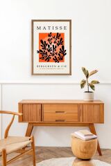 Yapraklar Ahşap Çerçeveli Tablo 17 x 23