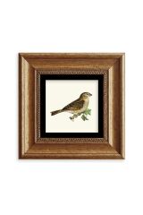 Serçe Çerçeveli Taş Tablo 20 cm