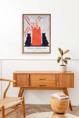 Richard Harding Davis Ahşap Çerçeveli Tablo 30 x 42