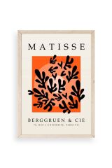 Yapraklar Ahşap Çerçeveli Tablo 17 x 23