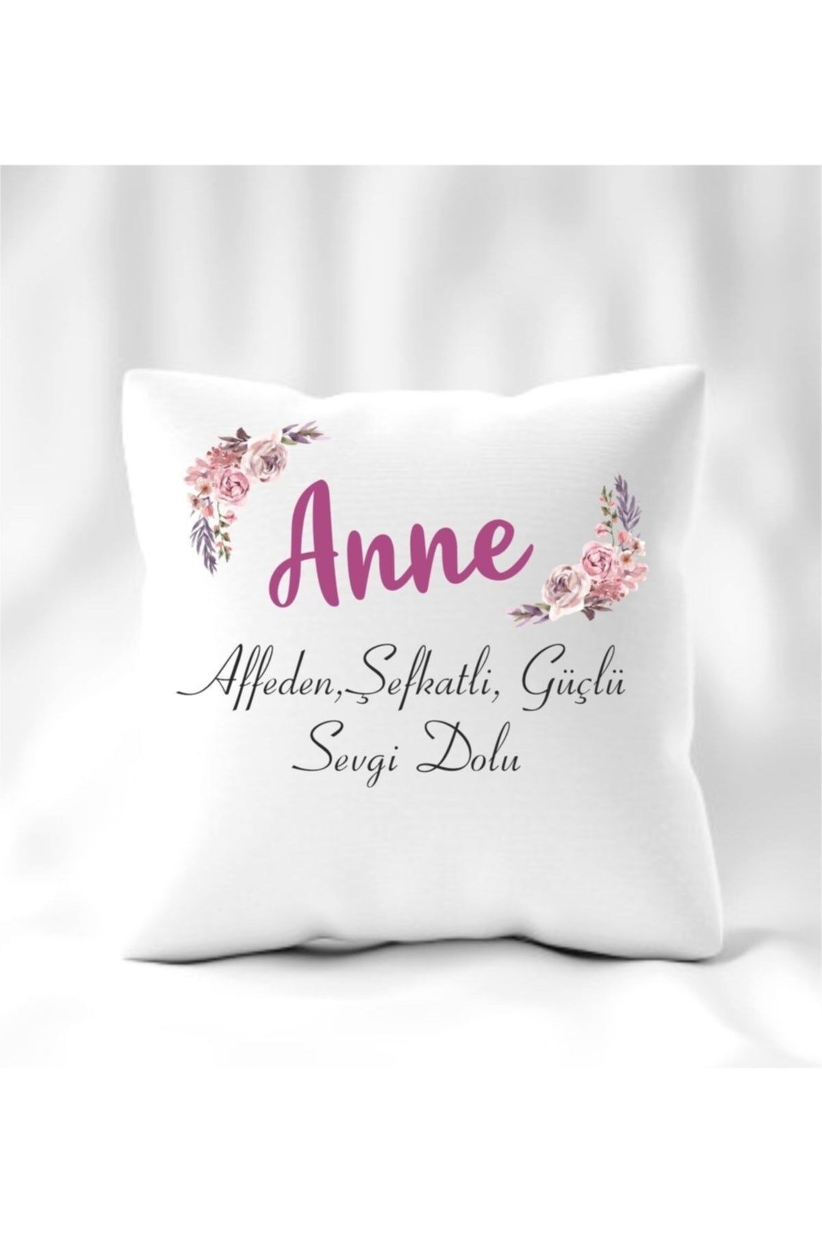 Anneler Günü Çiçekli Yastık 40 x 40